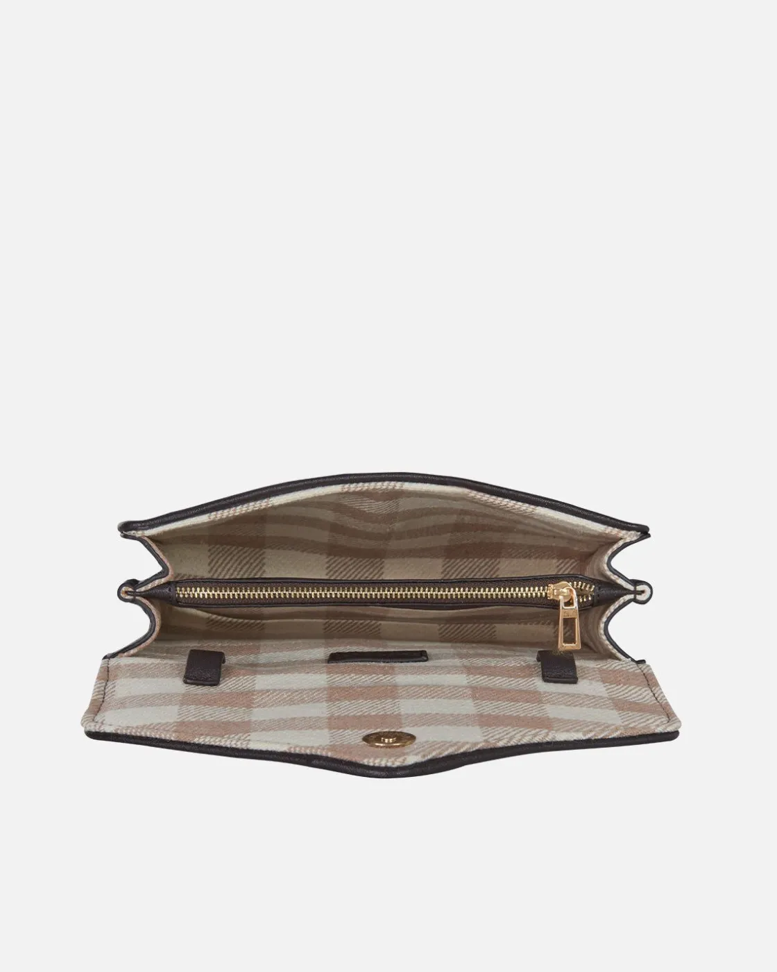 Bolsos Bandolera^Lonbali Bandolera Vichy Beige