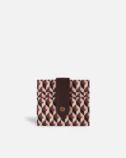 Carteras Y Monederos^Lonbali Billetera Cuadrada Born Cherry