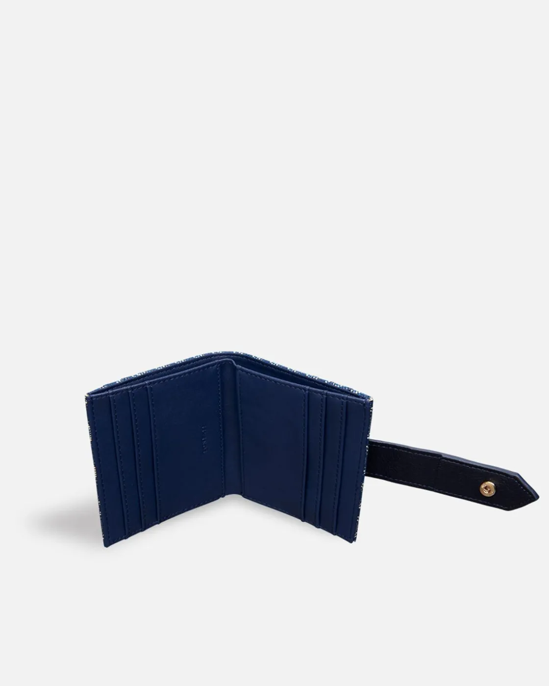Carteras Y Monederos^Lonbali Billetera Cuadrada Kubu Azul Marino