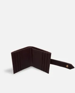 Carteras Y Monederos^Lonbali Billetera Cuadrada Kubu Marron