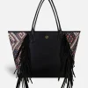 Bolsos Shopper^Lonbali Bolso Bonnie Ethnic Negro
