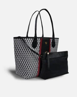 Bolsos Shopper^Lonbali Bolso Born Arrow B&W Negro