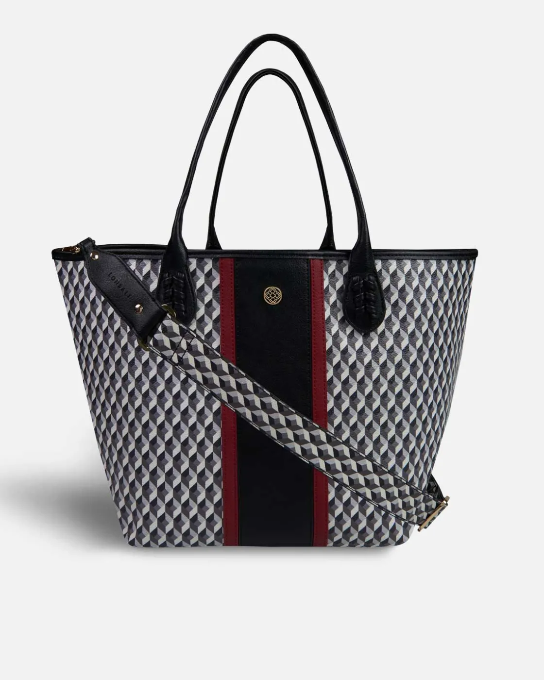 Bolsos Shopper^Lonbali Bolso Born Arrow B&W Negro