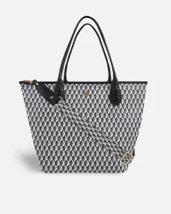 Bolsos Shopper^Lonbali Bolso Born B&W Negro