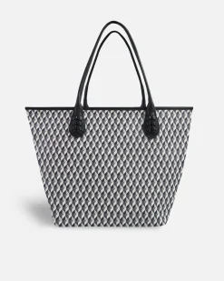 Bolsos Shopper^Lonbali Bolso Born B&W Negro