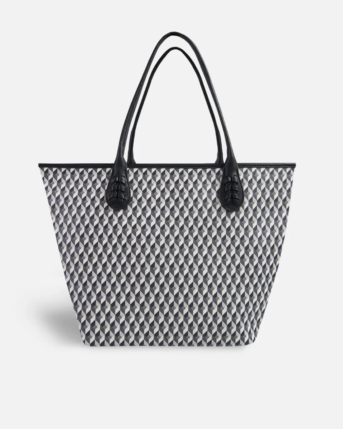 Bolsos Shopper^Lonbali Bolso Born B&W Negro