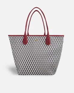 Bolsos Shopper^Lonbali Bolso Born B&W Rojo