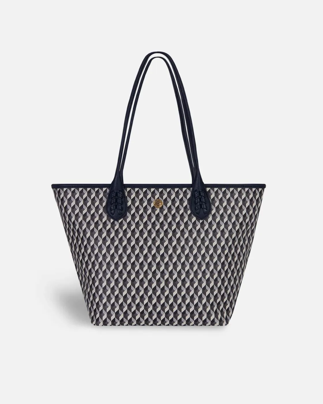 Bolsos Shopper^Lonbali Bolso Born Midi B&W Navy