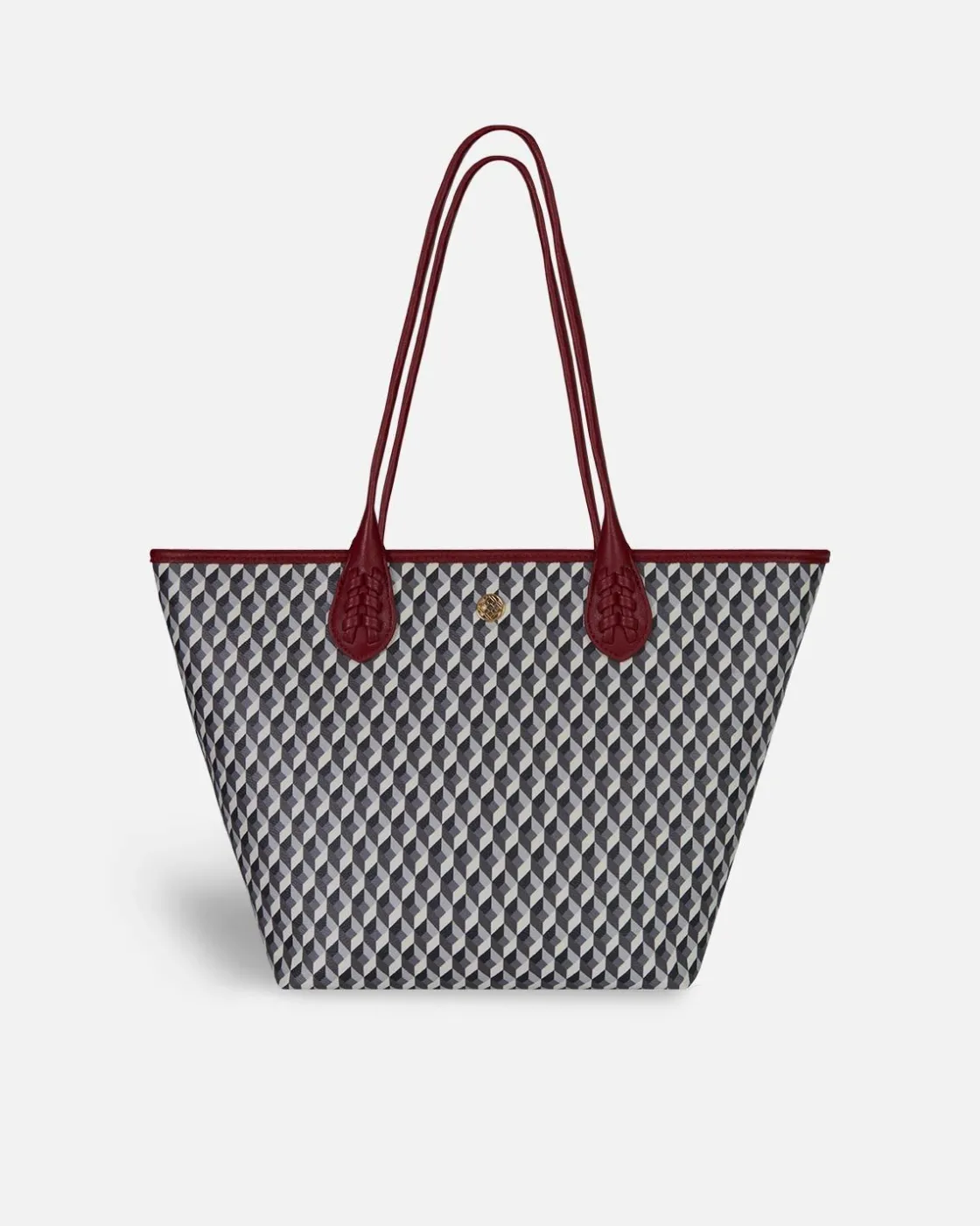 Bolsos Shopper^Lonbali Bolso Born Midi B&W Rojo