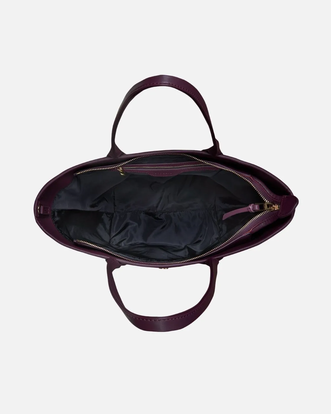 Bolsos Shopper^Lonbali Bolso Born Midi B&W Wine