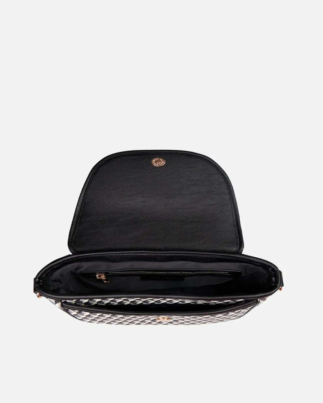 Bolsos Bandolera^Lonbali Bolso Cadet Born B&W Negro