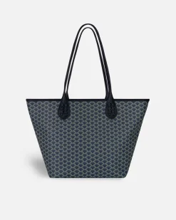 Bolsos Shopper^Lonbali Bolso Kubu Midi Azul Marino