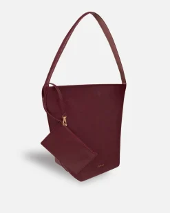 Bolsos Shopper^Lonbali Bolso Lemans Burdeos/Nude
