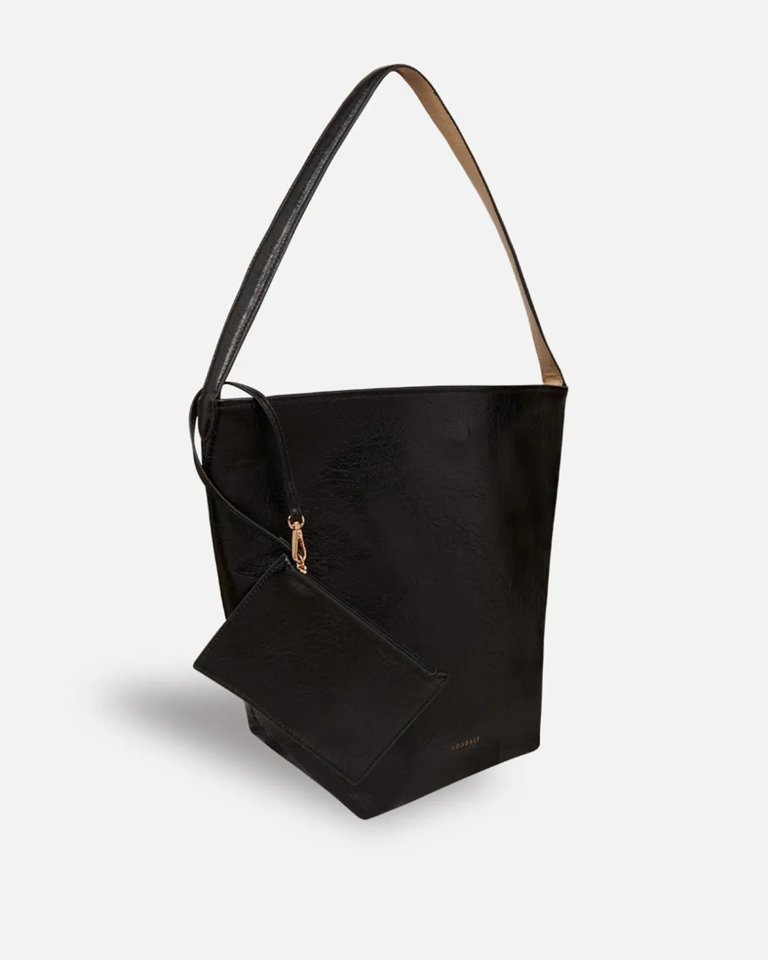 Bolsos Shopper^Lonbali Bolso Lemans Negro/Beige