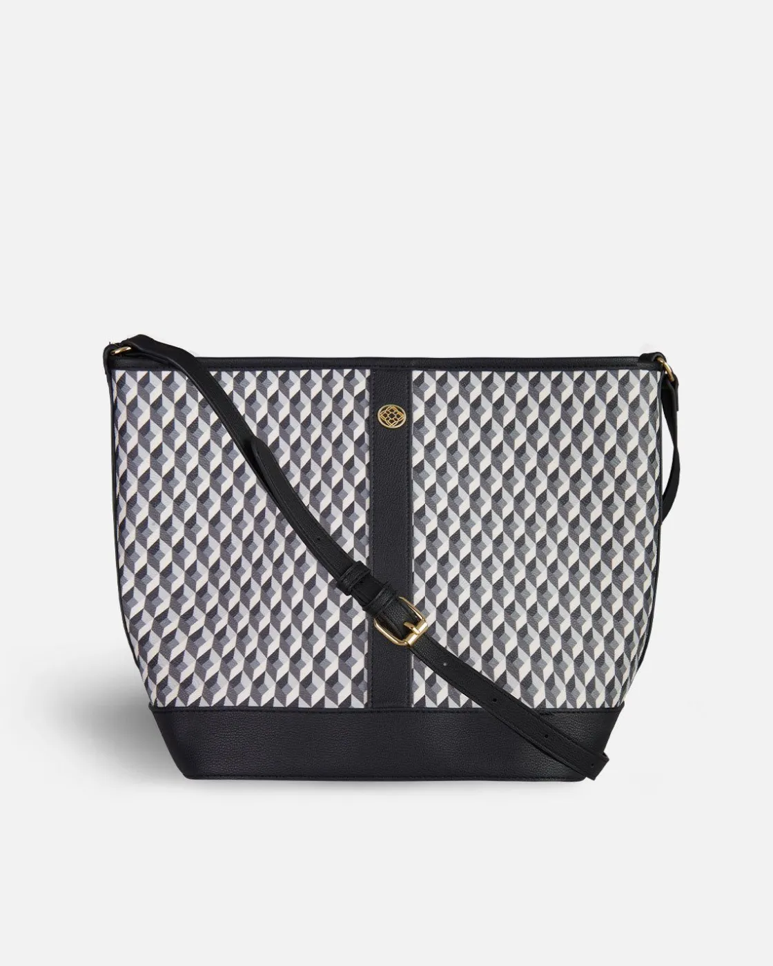Bolsos Bandolera^Lonbali Bolso Siena Born B&W Negro