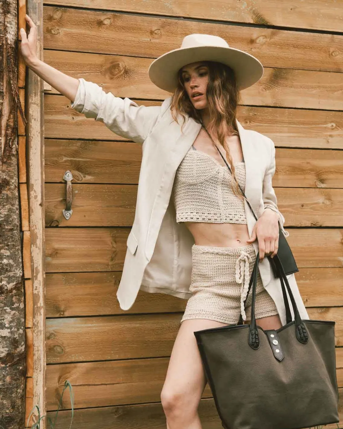 Bolsos Shopper^Lonbali Bolso Sintra Kaki