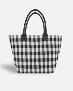 Bolsos Shopper^Lonbali Bolso Vichy Negro