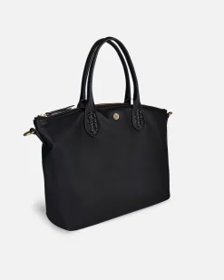 Bolsos Bandolera^Lonbali Bolso Zip Tote Basic Negro