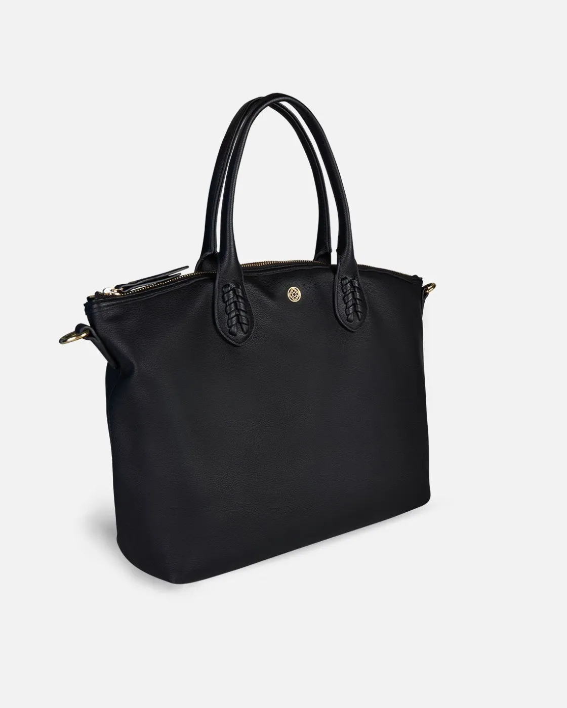 Bolsos Bandolera^Lonbali Bolso Zip Tote Basic Negro