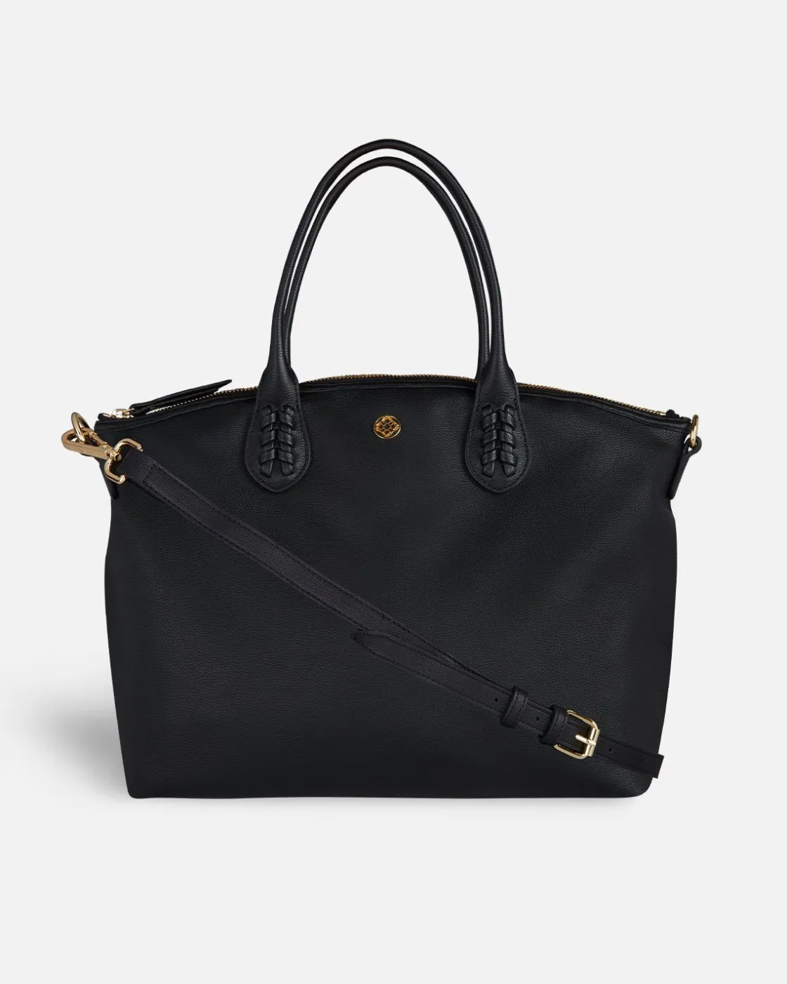 Bolsos Bandolera^Lonbali Bolso Zip Tote Basic Negro