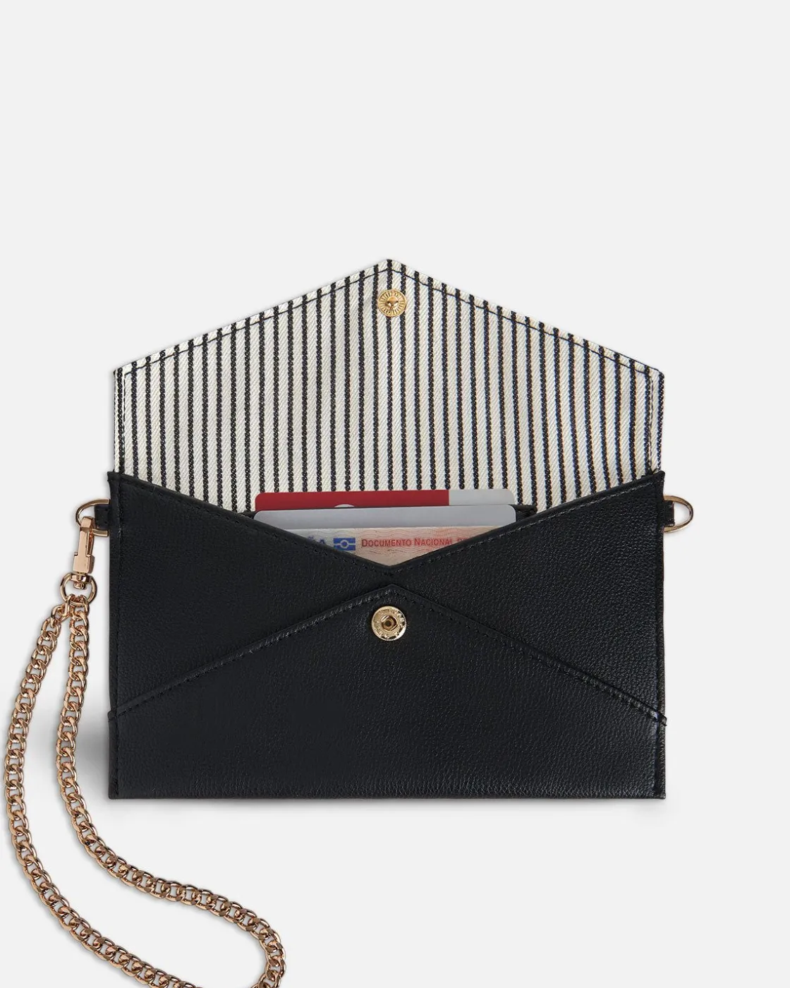 Bolsos Bandolera^Lonbali Cartera Basic Negro