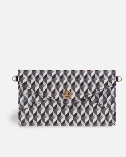 Bolsos Bandolera^Lonbali Cartera Xxl Born B&W Negro