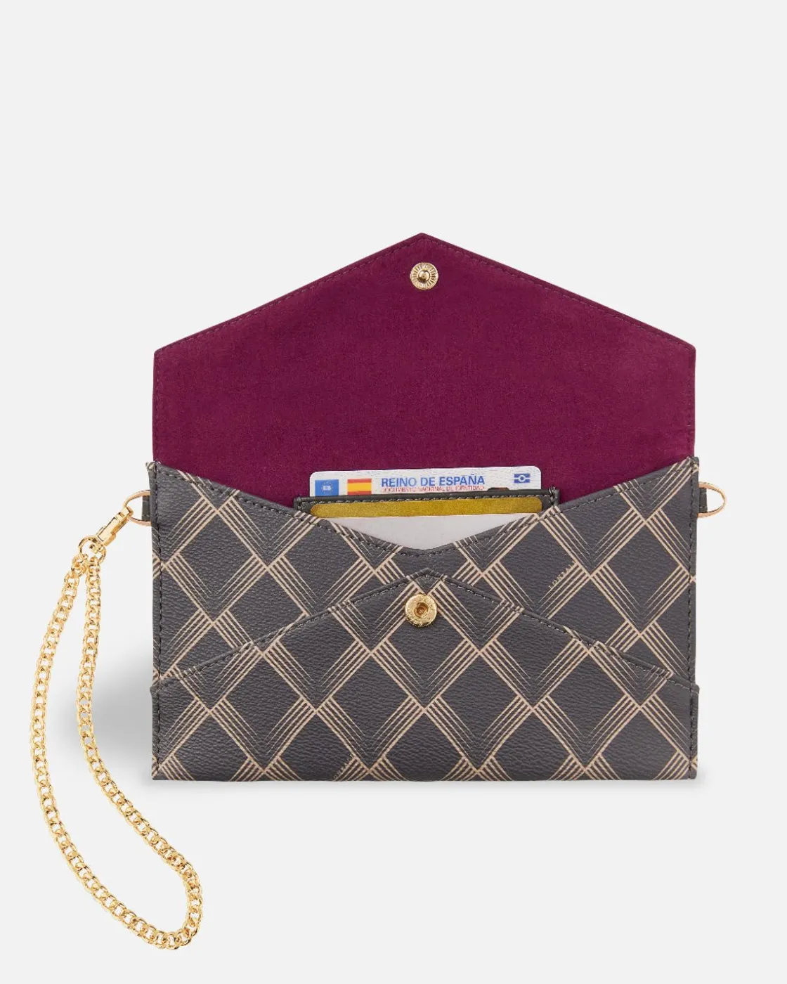 Bolsos Bandolera^Lonbali Cartera Xxl Kensington Graphite