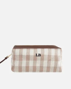 Neceseres^Lonbali Neceser Vichy Beige