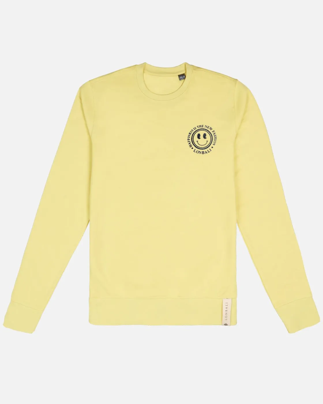 Sudaderas^Lonbali Sudadera Happy Amarillo
