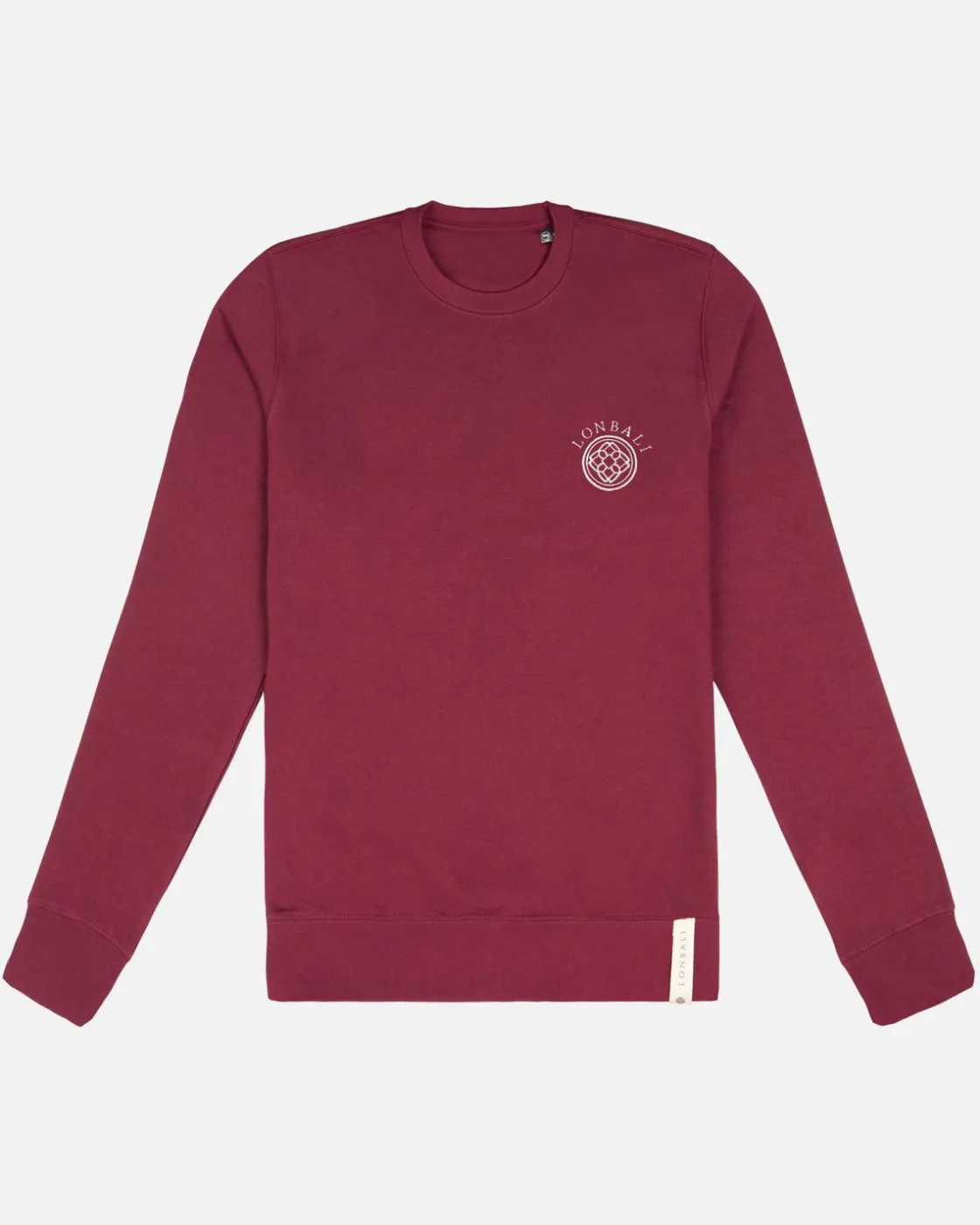 Sudaderas^Lonbali Sudadera Logo Burdeos