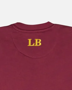 Sudaderas^Lonbali Sudadera Logo Burdeos
