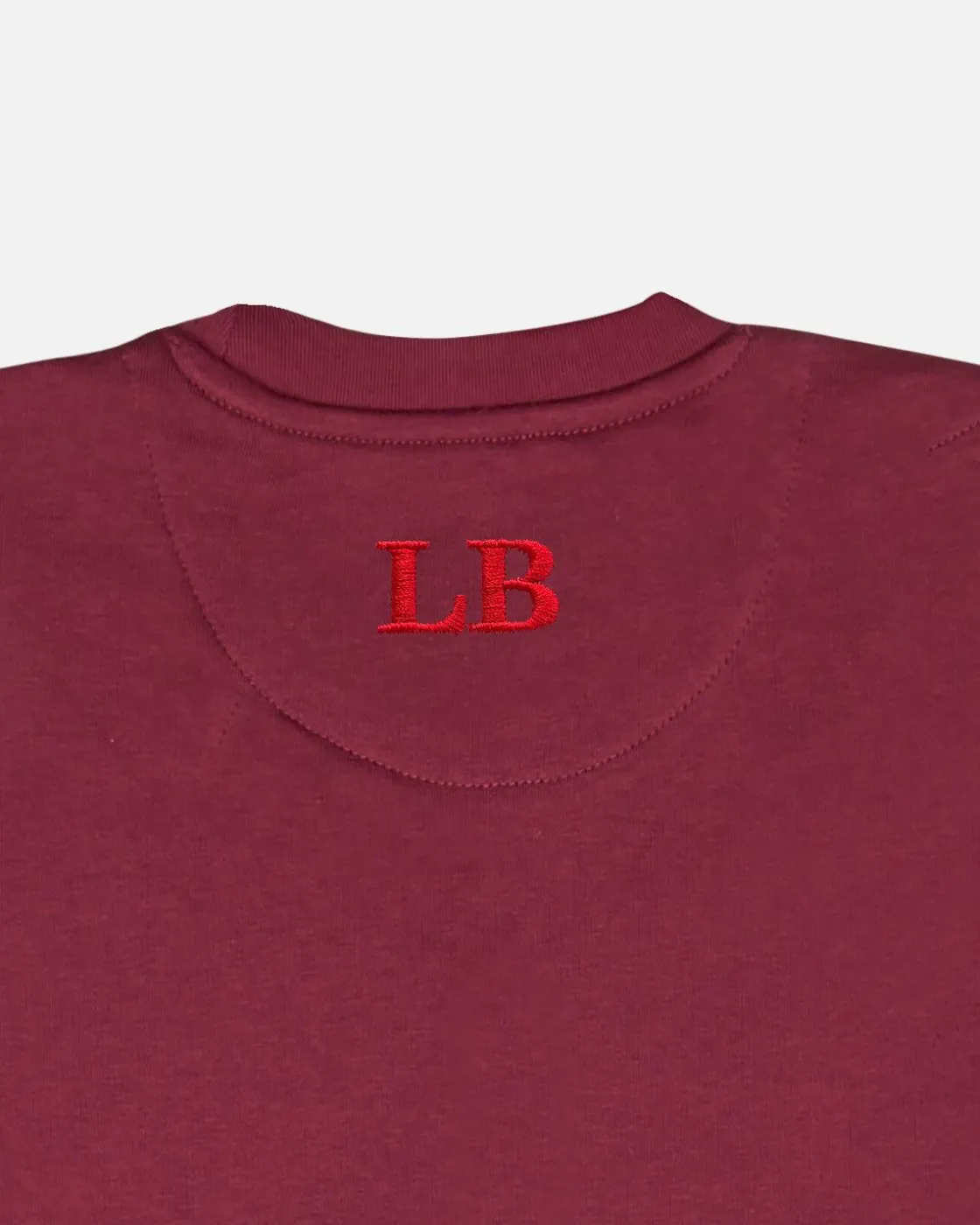 Sudaderas^Lonbali Sudadera Logo Burdeos